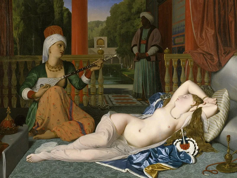 1811-Paul Flandrin - Odalisca con schiava - Walters Art Museum, Baltimora